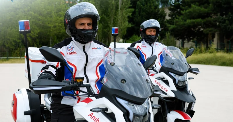 Azərbaycanda ilk dəfə motosikletlər təcili tibbi yardım xidmətinə cəlb edilib