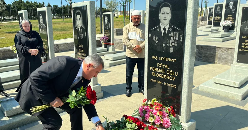 Abşeron rayonunda şəhidlərimiz və onların ailə üzvləri ziyarət olunub