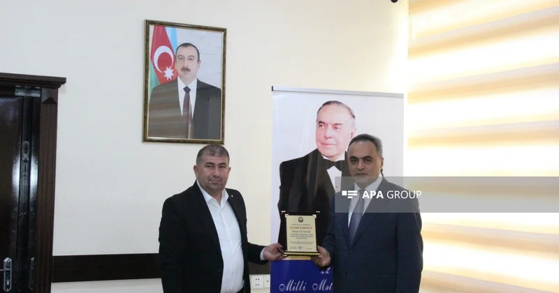Goranboyda Milli Mətbuat Günü ilə bağlı tədbir keçirilib, APA nın müxbiri təltif edilib