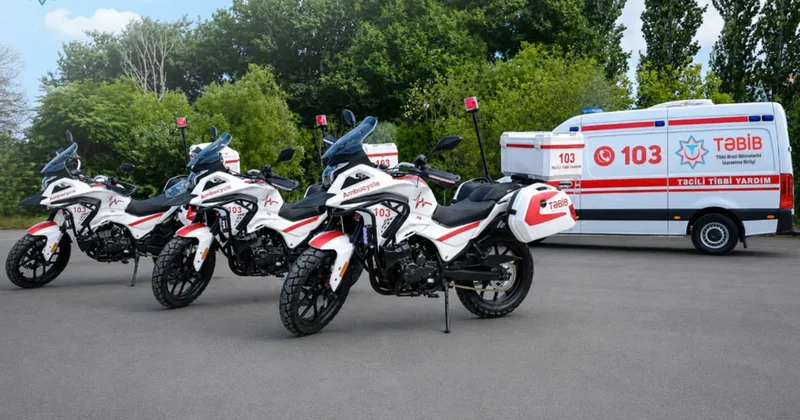 Təcili yardımdan operativ addım: Sıxlıqda həyat xilas edəcək Ambucycle modeli tətbiq olunur