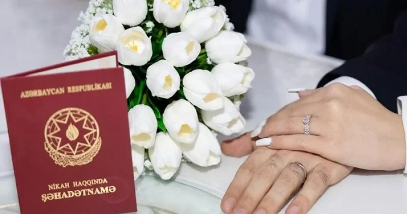 2026 da neçə nəfər evlənib? Rəsmi