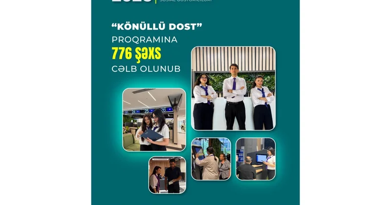 Yanvar iyun aylarında “Könüllü DOST” proqramına 776 şəxs cəlb olunub