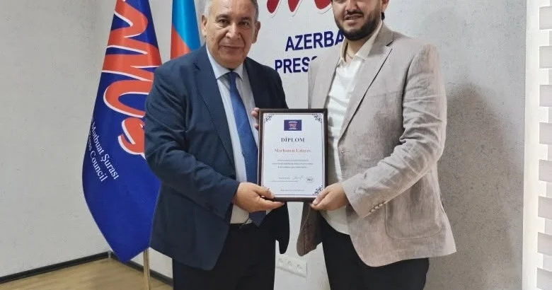 Cənubunsəsi xəbər portalının təsisçisi və baş redaktoru Mərhəmət Lələyev təltif edildi