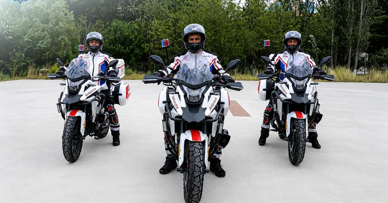 Bakıda “Ambucycle” motosikletlər Feldşerlər idarə edəcək Fotolar
