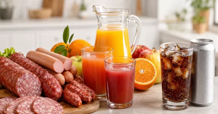 Kolbasa, meyvə şirələri və kola Bunlar hansı orqanların DÜŞMƏNİDİR?