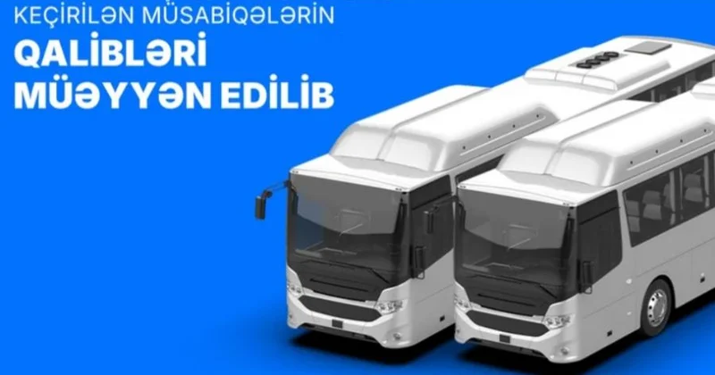 12 şəhərlərarası və şəhərətrafı avtobus marşrutu üzrə müsabiqə qalibləri müəyyənləşib