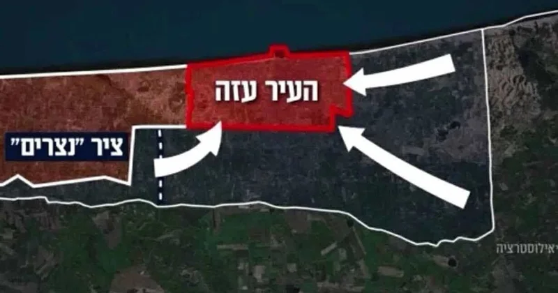 İsrailin Qəzzanı işğal planı: Əməliyyat xəritəsi paylaşılıb