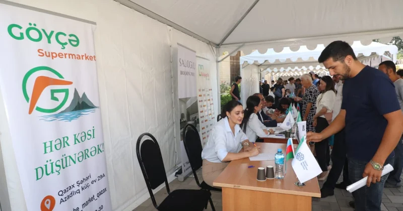 16 müəssisə üzrə 100 dən çox vakansiya Qazaxda əmək yarmarkası keçirilib