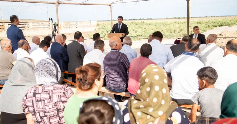 Neftçalanın icra başçısı səyyar görüş keçirib FOTOLAR
