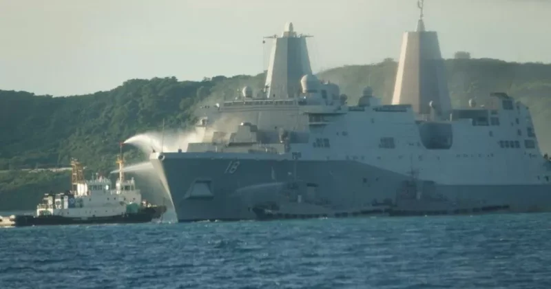 На борту USS New Orleans у берегов Японии произошёл пожар