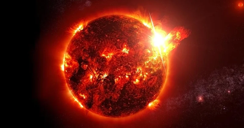 Günəşdə ardıcıl üçüncü güclü partlayış qeydə alınıb
