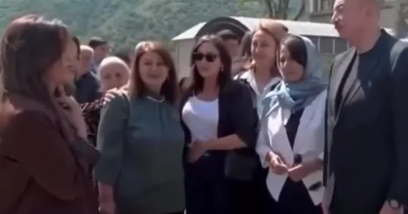 Şəhid qızının Prezidentin qarşısında kövrək çıxışı VİDEO
