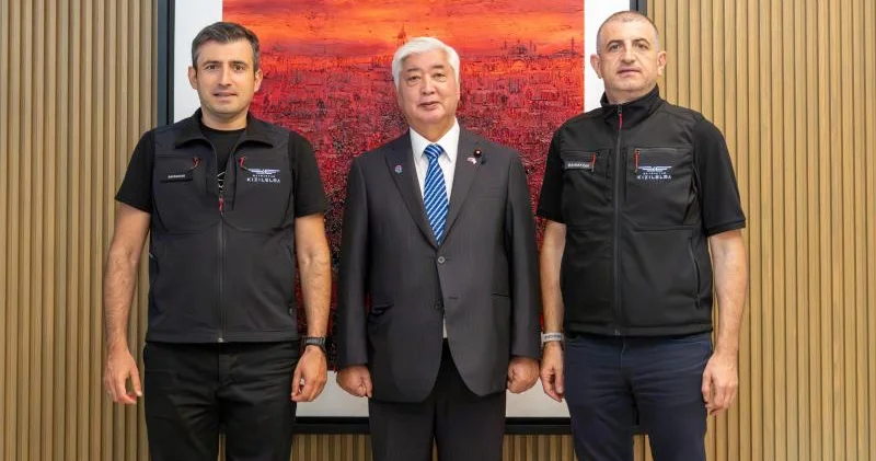 Yaponiyanın müdafiə naziri Baykar da FOTOLAR