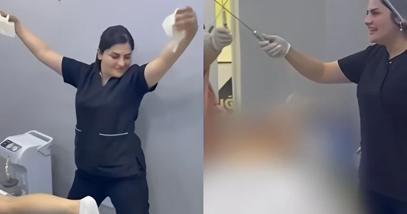 Dost Estetik Mərkəzi ndə əməliyyat zamanı qeyri etik görüntüləri yayılan həkim DANIŞDI