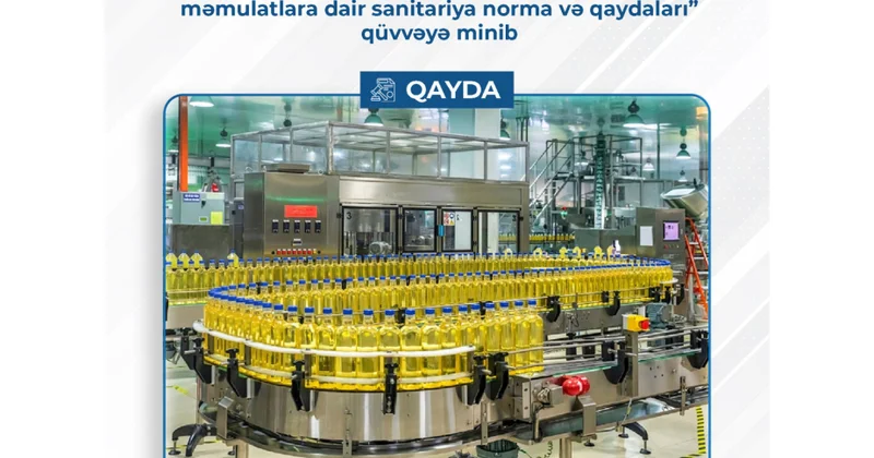 “Qida məhsulları ilə təmasda olan material və məmulatlara dair sanitariya norma və qaydaları” qüvvəyə minib