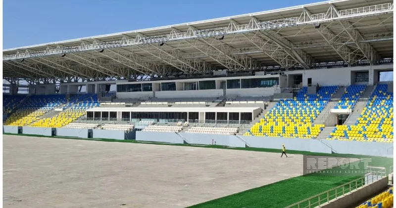 Müasir standartlar əsasında inşa olunan Gəncə stadionundan yeni görüntülər VİDEO