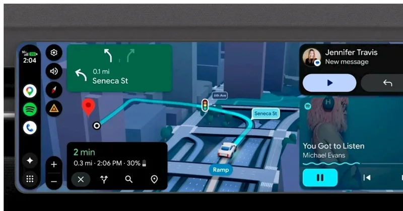 Android Auto 17.4 yayımlandı: İki önəmli problem həll olunur