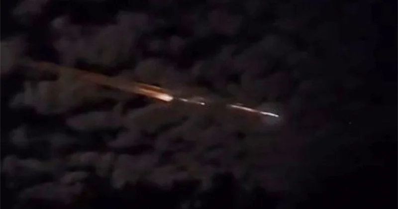 Laçında meteorit yağışı Video