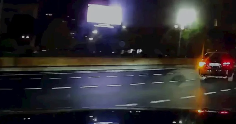 Bakıda kamikadze sürücü peyda olub VİDEO