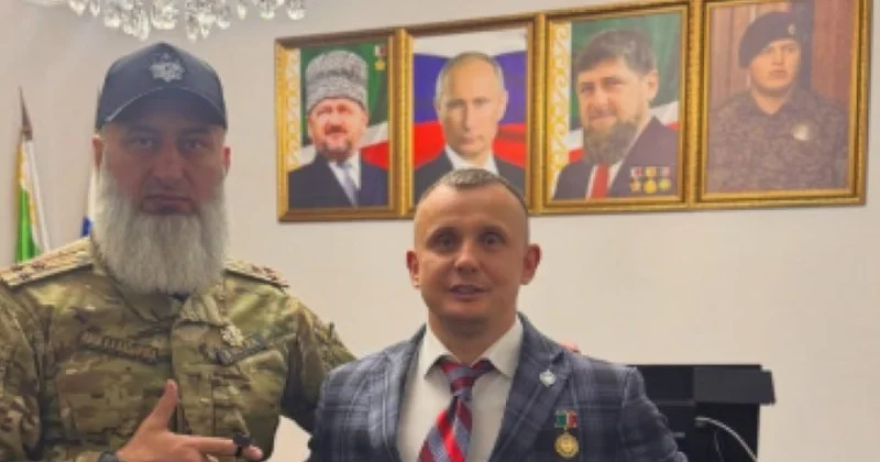 В Чечне стали вешать портрет сына Кадырова рядом с портретами Путина