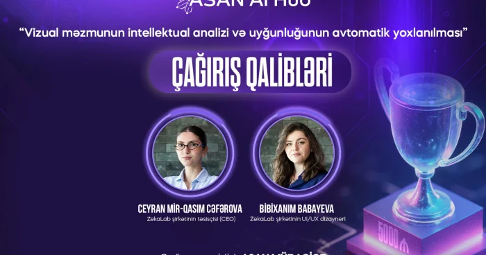 “ASAN AI Hub” növbəti çağırış üzrə qalib həll müəyyən edib FOTOLAR