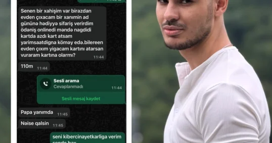 Bartunun adından dələduzluq FOTOLAR