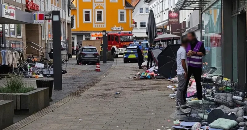 Almaniyada avtomobil piyada zonasına daxil olub, 8 nəfər xəsarət alıb