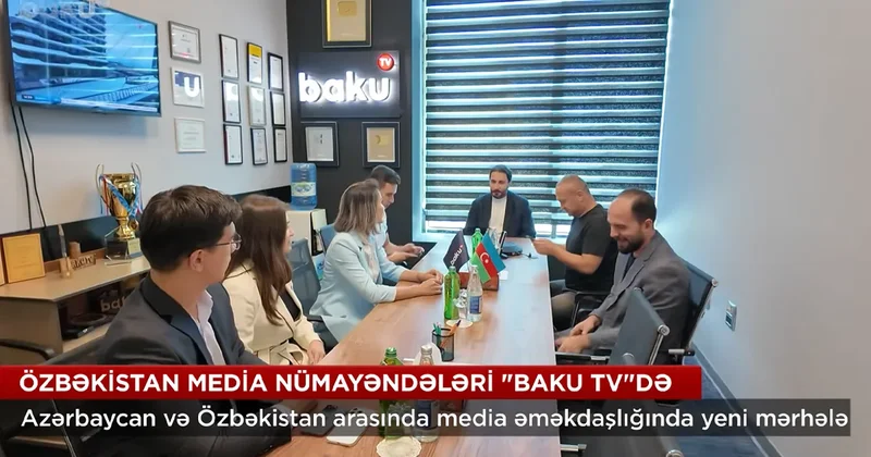Делегация OʻzMTRK приняла участие в учебной программе на Baku TV