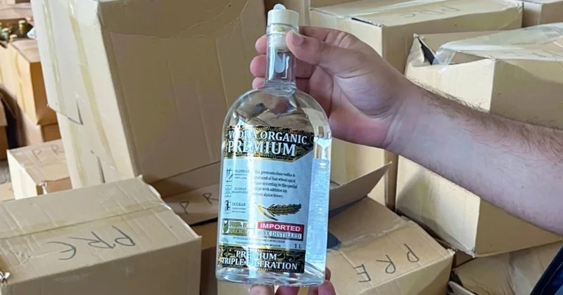 Bu araqlar saxta imiş FOTOLAR