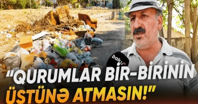 Yol bərbad, su problemi, ətraf zibillik: Sabunçuda sakinlərdən ŞİKAYƏT
