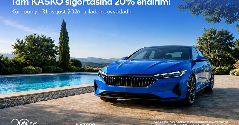 Tam KASKO üçün 20% endirimə 10 gün qaldı!