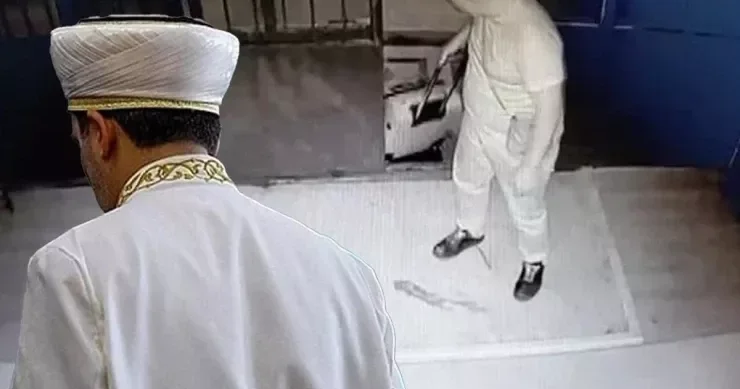 Məsciddən ayaqqabı oğurladı, imamlar intiqamı aldı