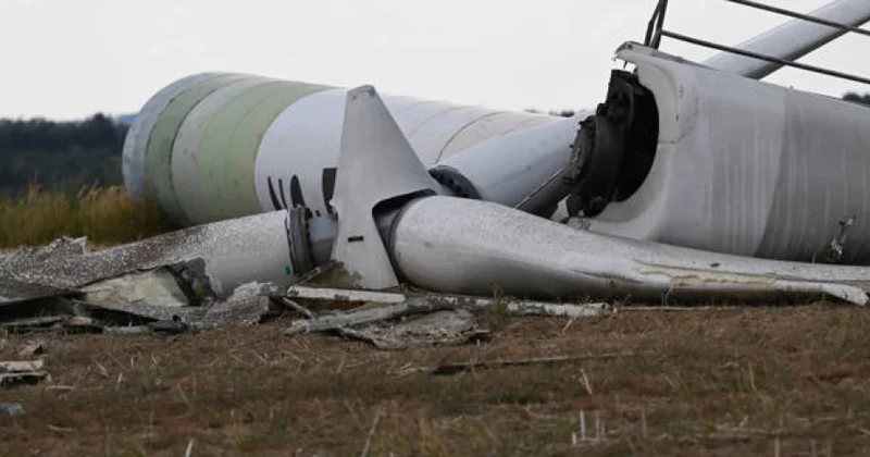 Çexiyada ilk dəfə külək turbini aşıb