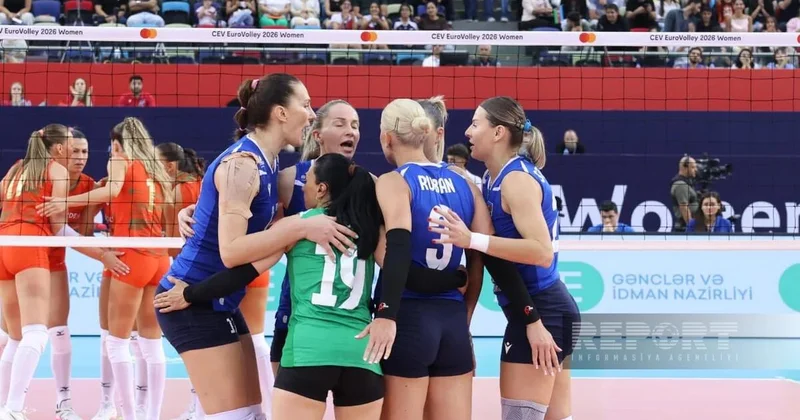 Azərbaycanın qadın voleybolçulardan ibarət millisi Portuqaliya yığmasını məğlub edib