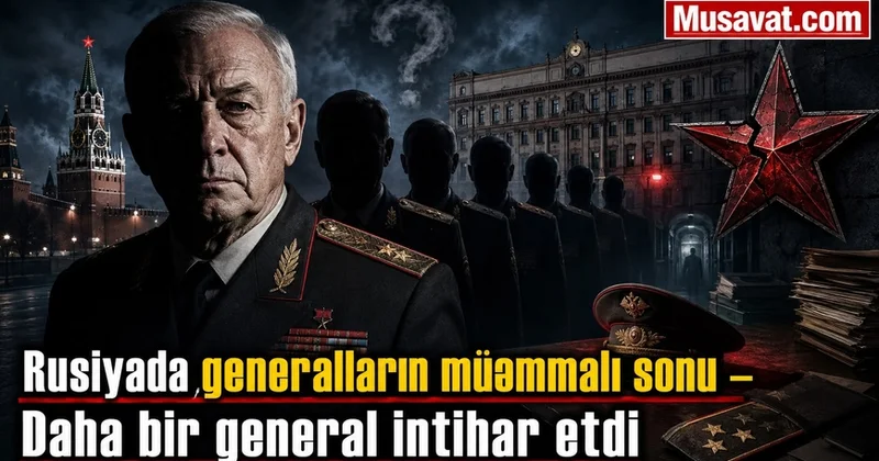 Rusiyada generalların müəmmalı sonu Daha bir general intihar etdi