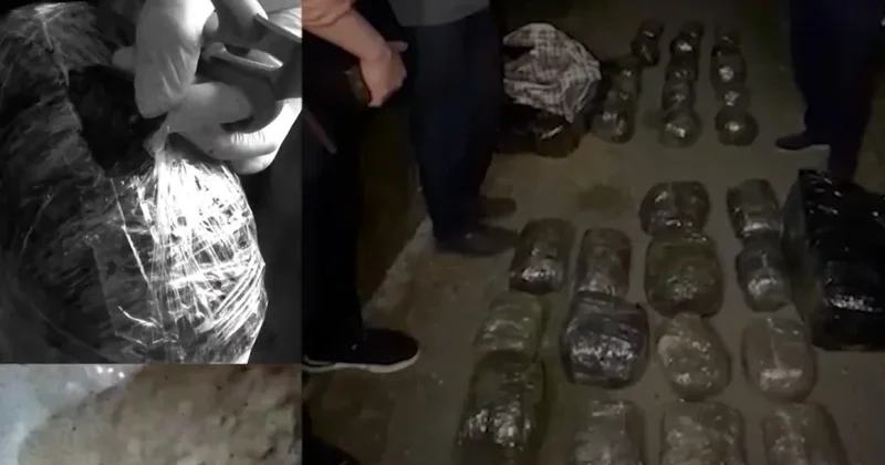 Nizami rayonunda 30 kiloqrama yaxın narkotik vasitə qanunsuz dövriyyədən çıxarılıb