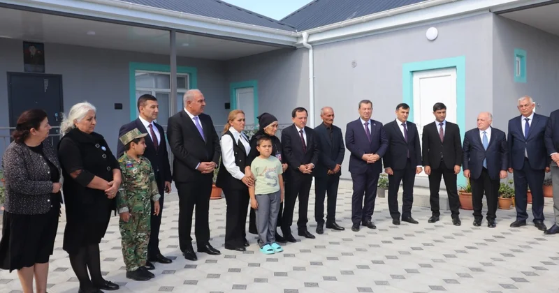 Arkoz Qazax Sement Zavodu” MMC bu gün daha bir şəhid ailəsini sevindirdi FOTOLAR