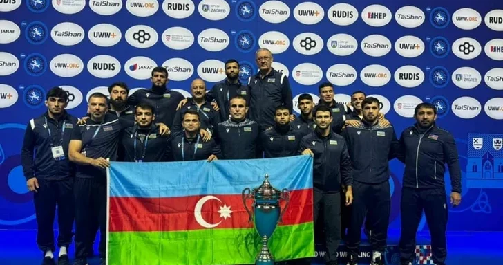 Сборная Азербайджана заняла второе место на ЧМ по греко римской борьбе