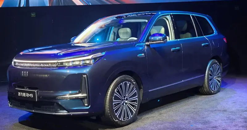 Geely начала продажи нового кроссовера Galaxy M9