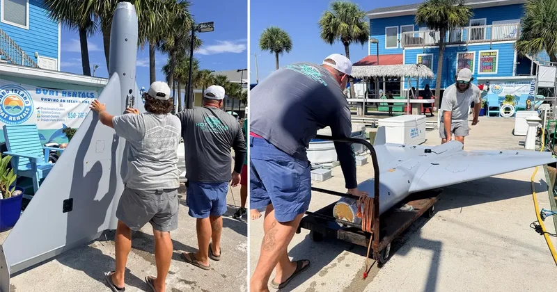 ABŞ nin Florida sahillərində İranın Shahed dronunun klonu tapılıb Foto