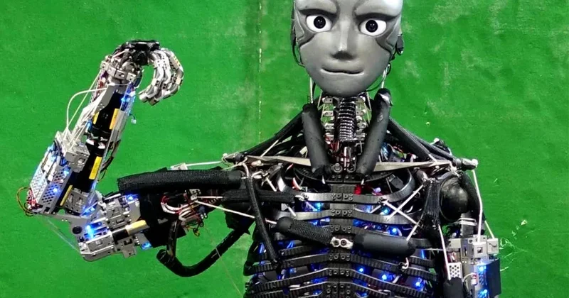 Robot blogeri rinqdə yerə sərdi Video