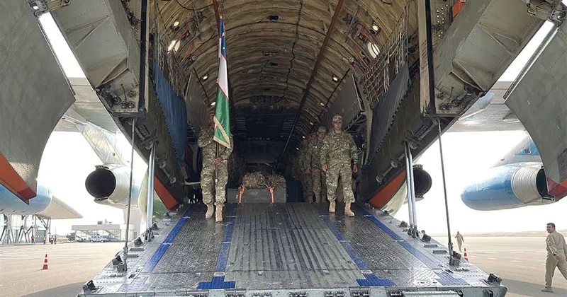 Военные Узбекистана прибыли в Азербайджан ФОТО / ВИДЕО