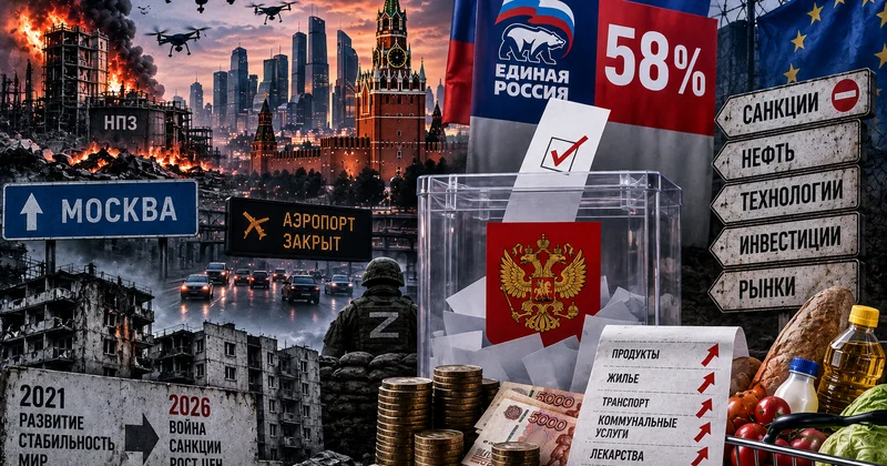Россия между выборами: война, санкции и 58% партии власти ОБЗОР