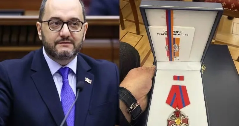 Paşinyanın təklifi ilə Araik Arutyunyan təltif edildi