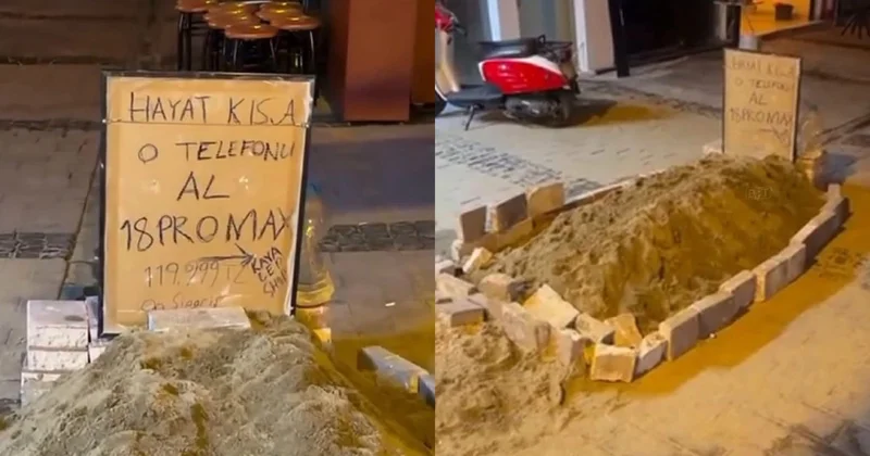 Türkiyədə qeyri adi “18 Pro Max” reklamı FOTO