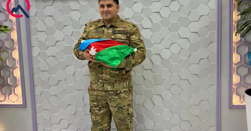 Vətən Müharibəsi Qəhrəmanı ata oldu Foto