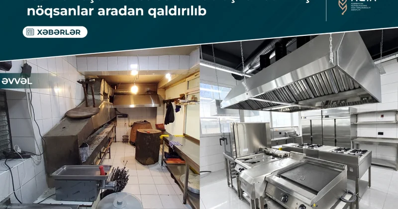 İctimai iaşə müəssisələrində aşkar edilmiş nöqsanlar aradan qaldırılıb
