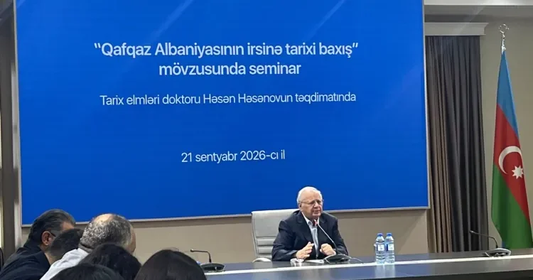 Albanın nə varisi varsa, hamısı bizimdir Həsən Həsənovdan ermənilərə SƏRT CAVAB