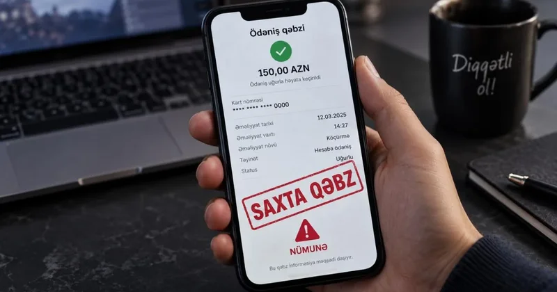 Süni intellektlə hazırlanan saxta qəbzlər: Vətəndaşlar nələrə diqqət etməlidirlər?