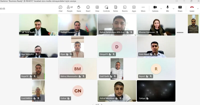 “B READY” hesabatı çərçivəsində media nümayəndələri üçün növbəti seminar keçirilib
